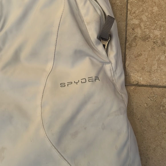 Spyder Olympia Insulated Ski Pants in White Size 12 - Picture 2 of 9